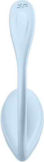 Satisfyer Smooth Petal Vibrator for Couples with Remote Control 23cm Light Blue