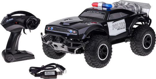 Large Police Monster Truck Controlled Car Remote Control Lighting Rc0626