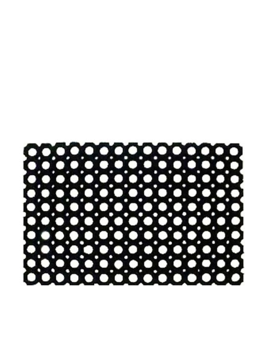 Viosarp Non-Slip Rubber Black Doormat 40x60cm