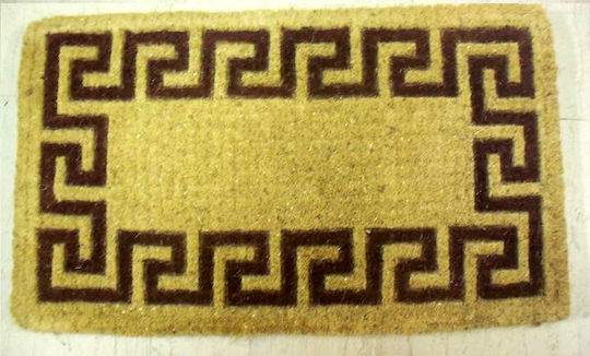 Chios Hellas Doormat From Coconut Tree Meander PD024 Beige 50x85cm Beige