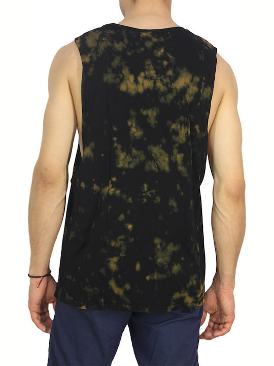 Obey Men's Sleeveless Blouse dirty bleach