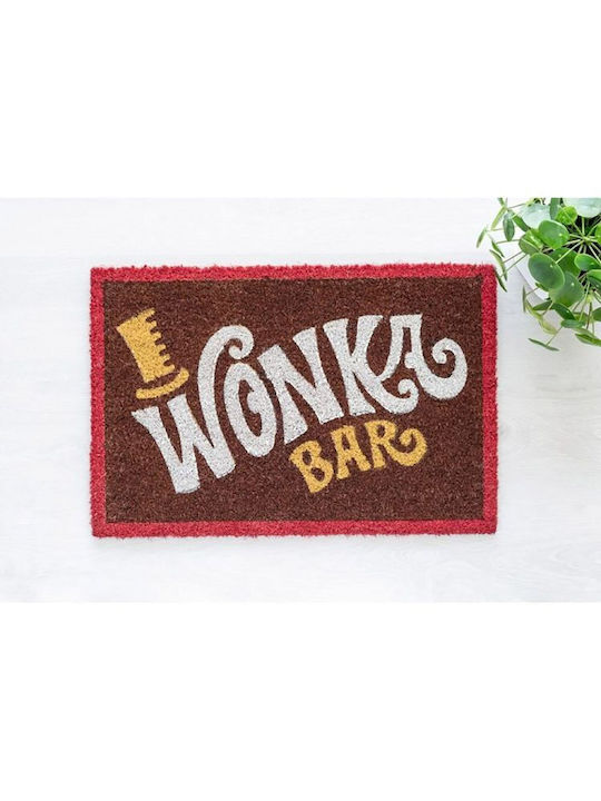 Grupo Erik Πατάκι Εισόδου από Κοκοφοίνικα Willy Wonka Wonka Bar Πολύχρωμο 40x60εκ.