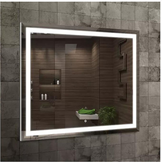 Oglindă de Baie Lumini LED 80x100cm