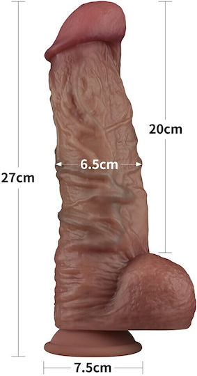Lovetoy Ρεαλιστικό Dildo Καφέ 27cm