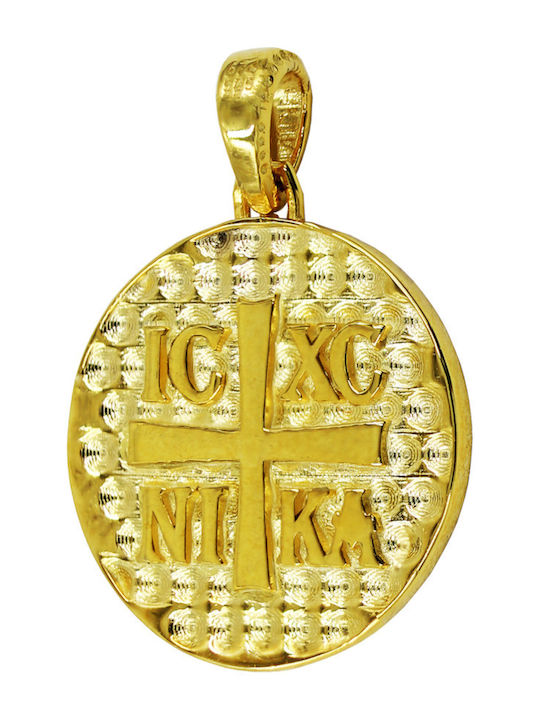 Roloi Kaliamanis Μενταγιόν Κωνσταντινάτο Χρυσό 14K