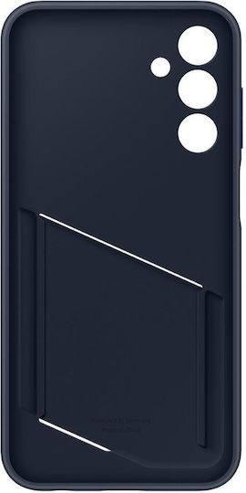 Samsung Back Cover Σιλικόνης με Υποδοχή για Κάρτες Blue Black (Samsung Galaxy A15)