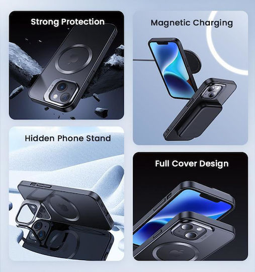 Usams Back Cover Plastic / Silicon Transparent (iPhone 15 Plus / 16 Plus)