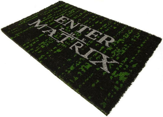 Pyramid International Праг за вход Правоъгълена Килим Enter The Matrix Зелен 40x60бр