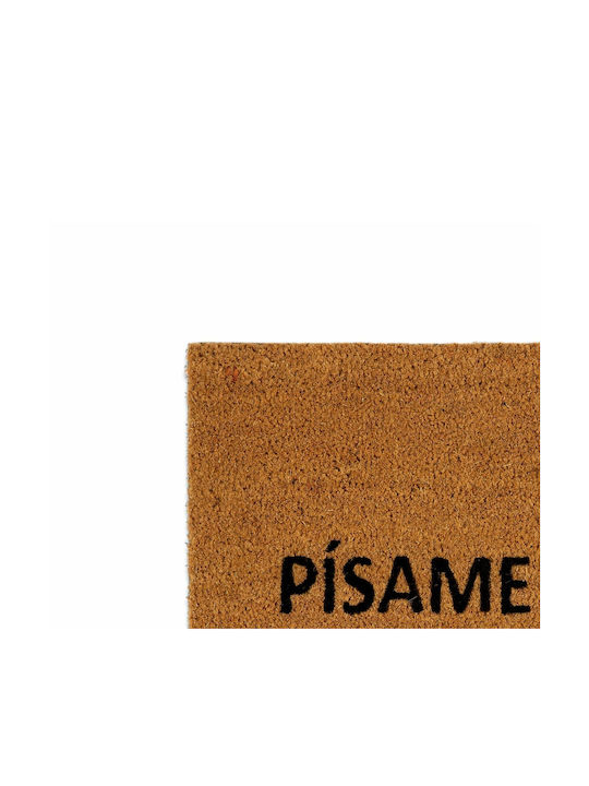Andrea House Entrance Mat made of Coir Pisame Mucho Brown 40x60cm