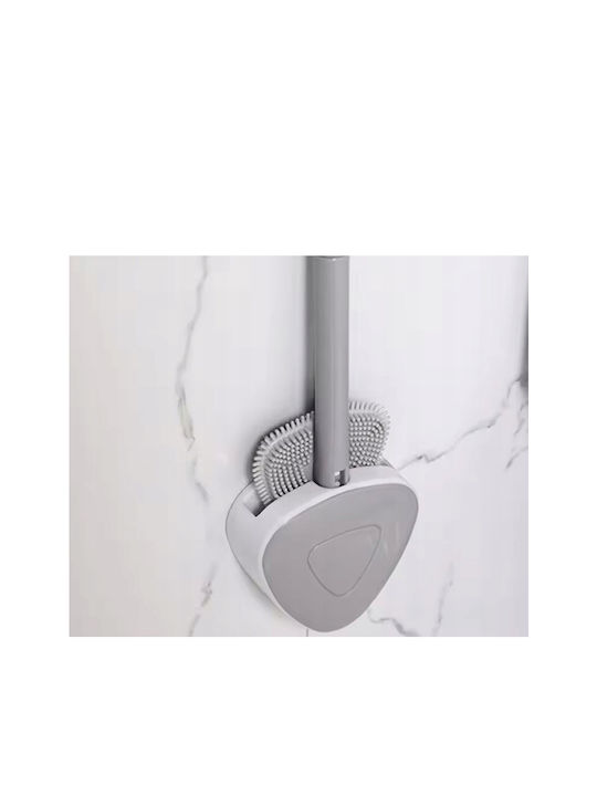 Plastic Toilet Brush Gray