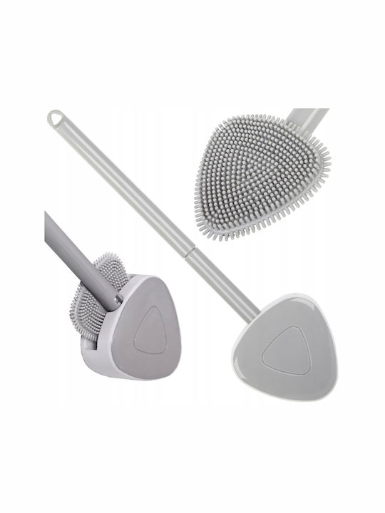 Plastic Toilet Brush Gray