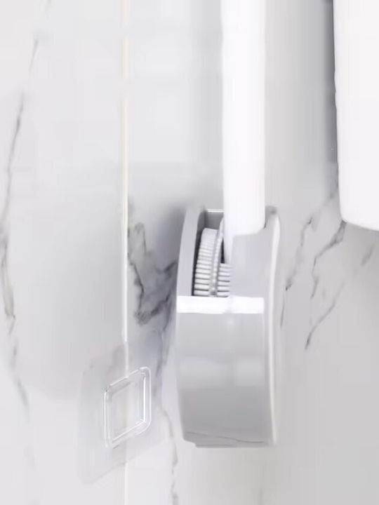Plastic Toilet Brush Gray