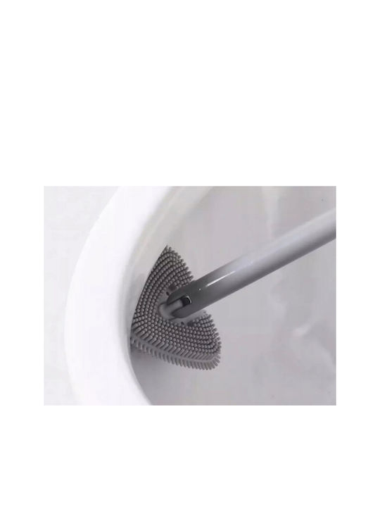 Plastic Toilet Brush Gray