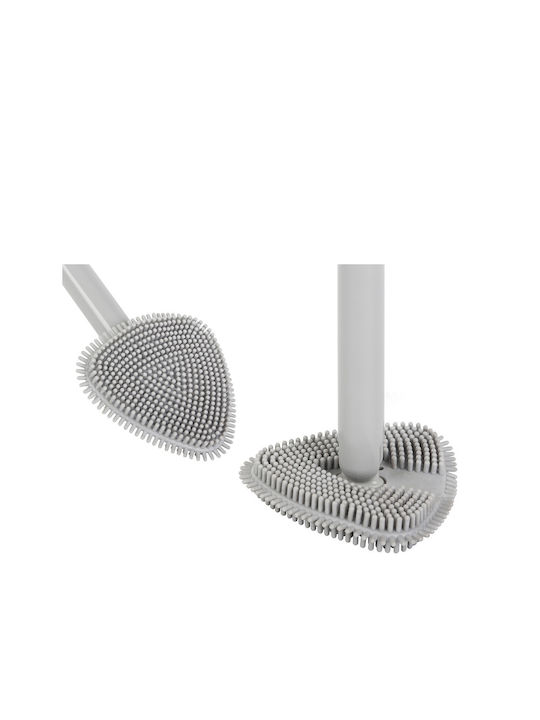 Plastic Toilet Brush Gray
