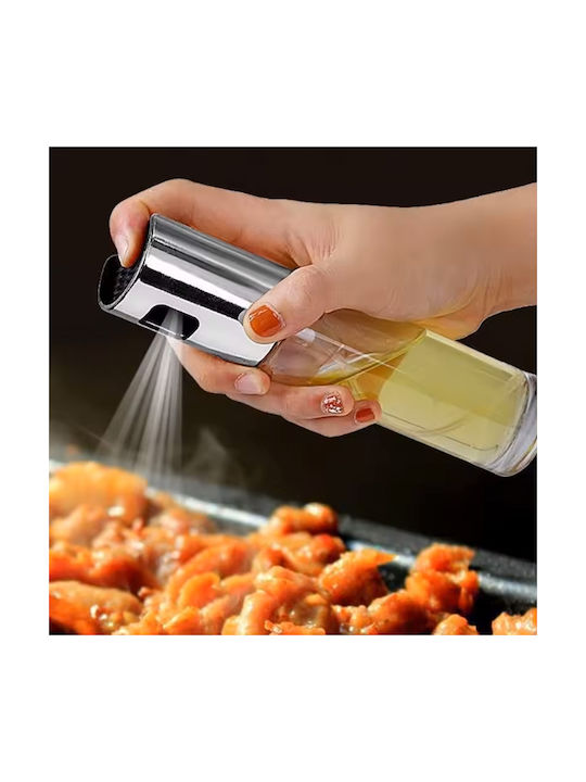 Keskor Cutie de ulei Seturi de dozatoare pentru ulei și oțet Sticlă 100ml Argint