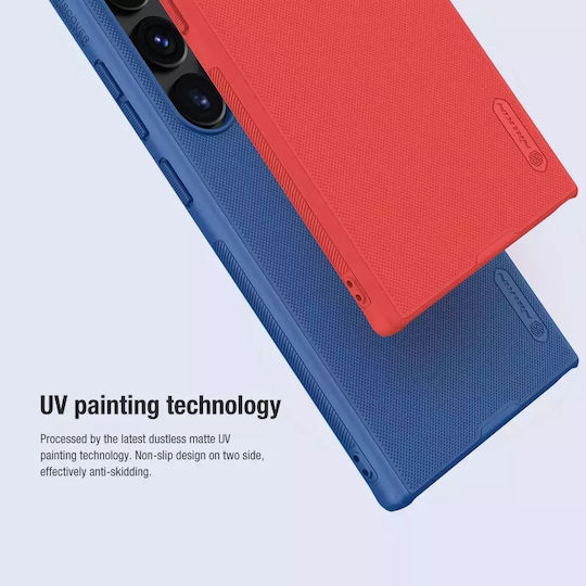 Nillkin Super Frosted Pro Задна корица Пластмаса 0.5мм Водоустойчив Син (Galaxy S24 Ultra)