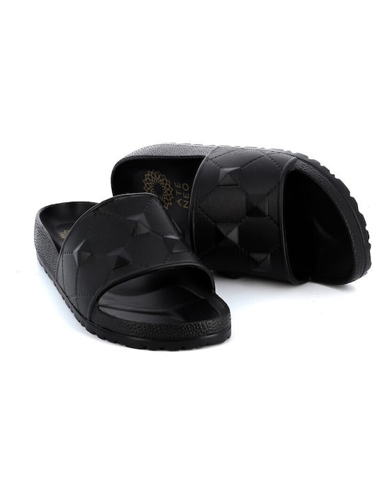 Ateneo Frauen Flip Flops in Schwarz Farbe