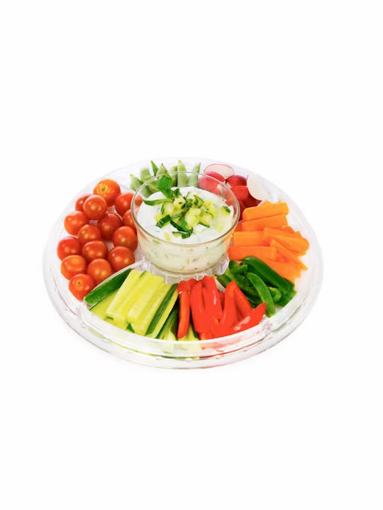 Keskor Cake Stand Transparent 31x31x20cm