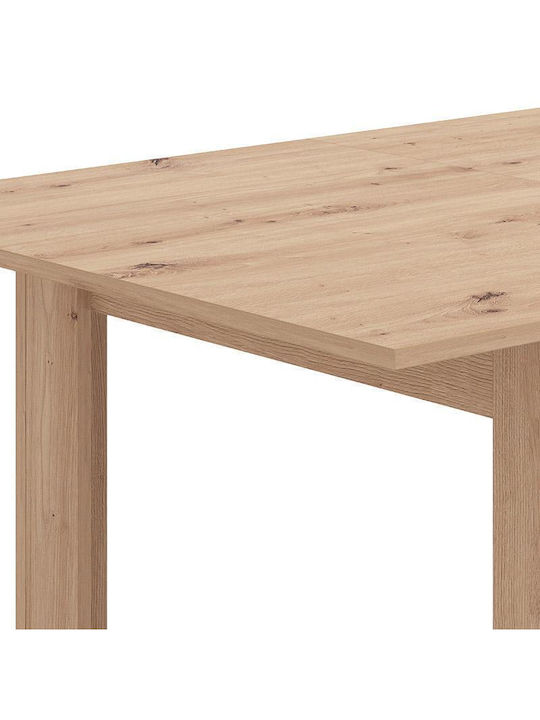 Hamar Маса За Трапезария Разтегателна Дървена Artisan 120(+40)x80x77см