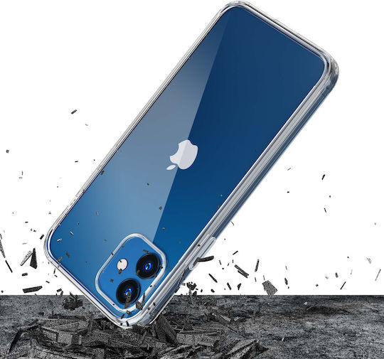 3MK Clear Back Cover Σιλικόνης 1.2mm Διάφανο (iPhone 12 / 12 Pro)