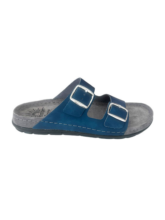 Sunny Sandal Ανδρικά Σανδάλια σε Μπλε Χρώμα