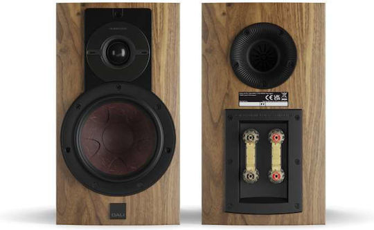Dali Rubikore 2 18707-3762 Paar Hi-Fi Lautsprecher Buch selbst 150W 2 Anzahl von Fahrern B19.5xT33.5xH35cm. Natural Walnut Veneer