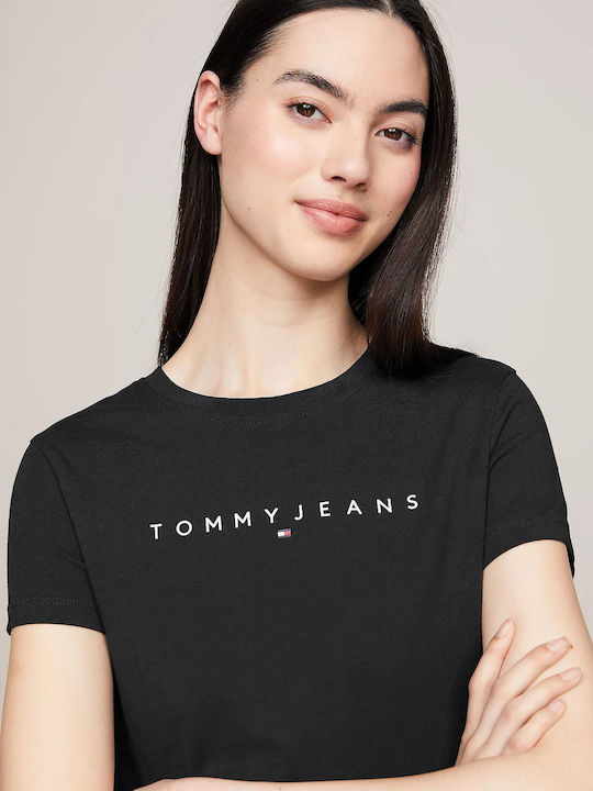 Tommy Hilfiger Γυναικείο T-shirt Μαύρη