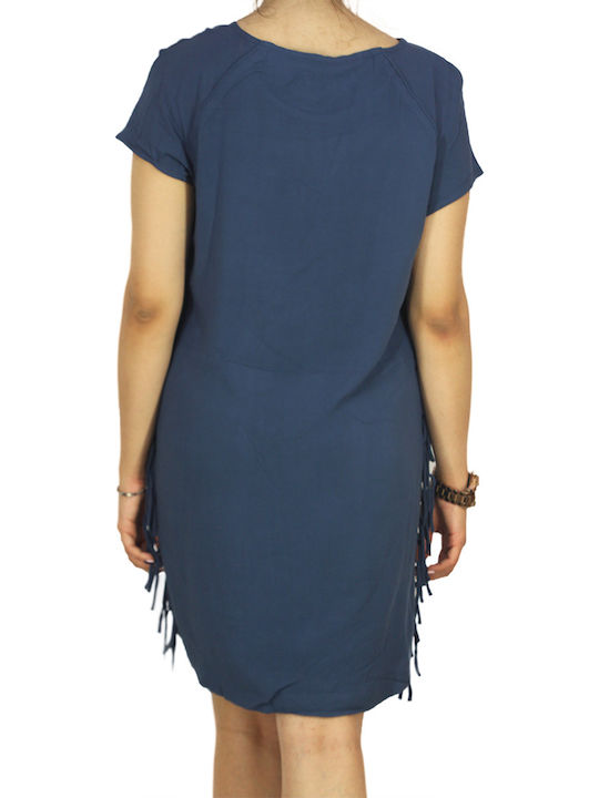 Soft Rebels Dress Blue