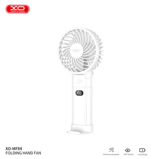 Xo Mf84 Faltbarer Handventilator mit Ladestation 4000mAh