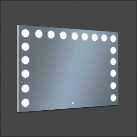 Bathroom Mirror Led Touch with Length 80cm