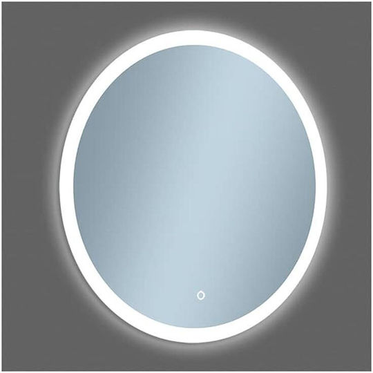 Καθρέπτης Μπάνιου Led Αφής με Μήκος 60cm