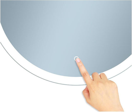 Καθρέπτης Μπάνιου Led Αφής με Μήκος 60cm