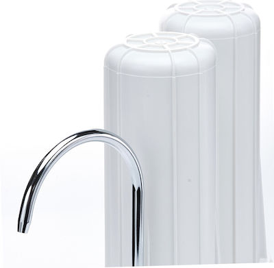 Filtrato Water Filtration System Double Countertop with Faucet & Replacement Filter 50-0011