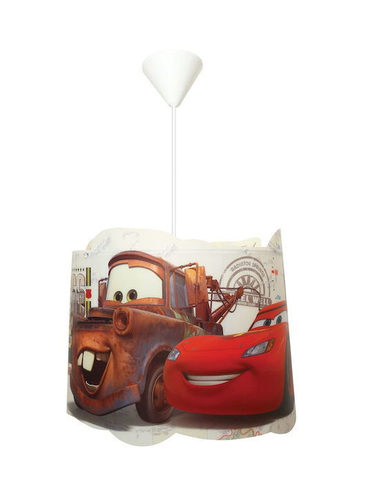 Kids Single Ceiling Light E27 Cars 30cm