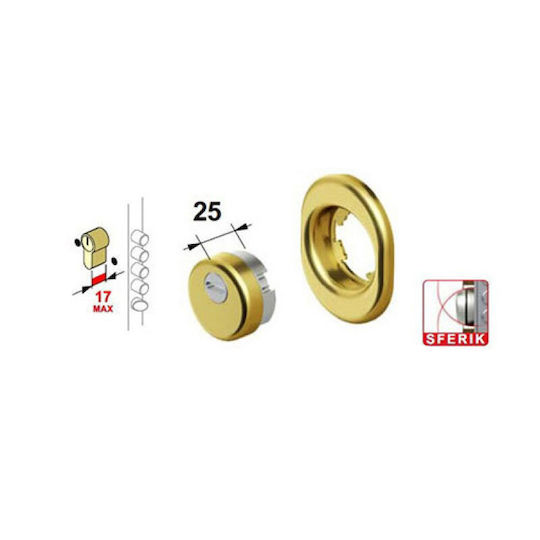 Disec Monolito Bd200 Defender Lock Armoured Door Gold