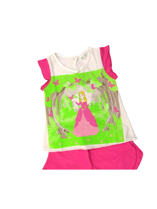 Baby Train Pajama Princess Fuchsia