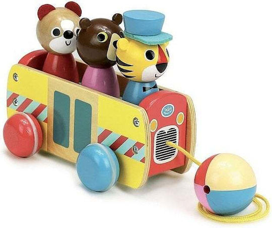 Vilac Συρόμενο Παιχνίδι Passenger Bus For Sightseeing από Ξύλο