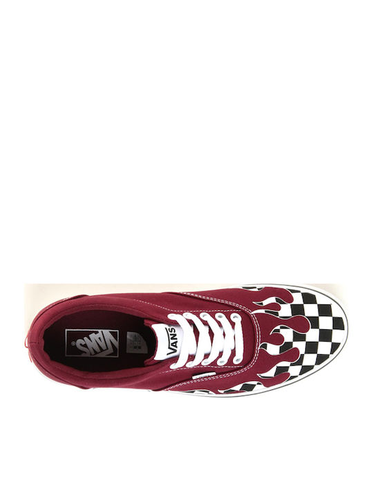 Doheny Checker Lace Ανδρικά Sneakers Μπορντό