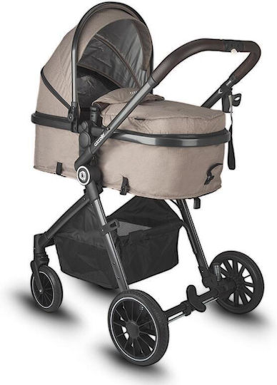Coccolle Ago Adjustable 3 in 1 Baby Stroller Suitable for Newborn Dessert Taupe