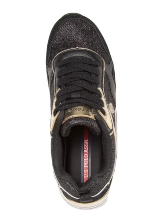 U.S. Polo Assn. Γυναικεία Sneakers Black / Gold