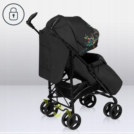 Lionelo Irma Umbrella Stroller Suitable for Newborn Black Dark Gray