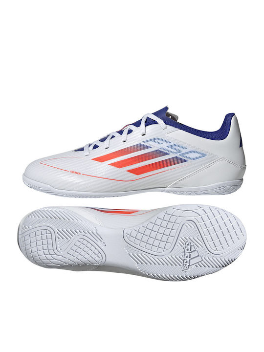 adidas F50 Club IN Ποδοσφαιρικά Παπούτσια Σάλας Cloud White / Solar Red / Lucid Blue