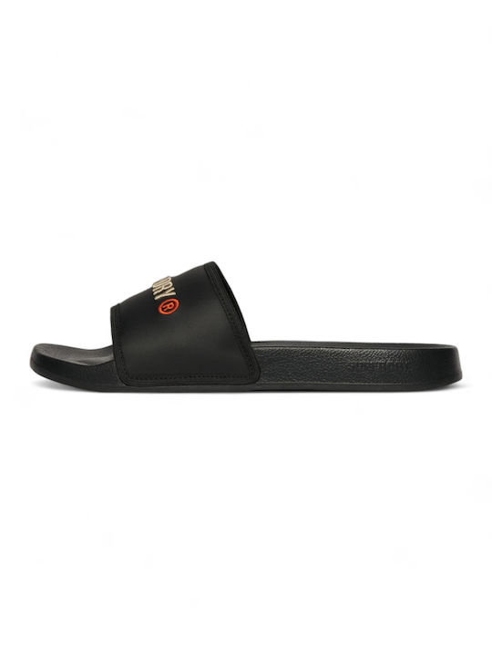 Superdry Ανδρικά Slides Μαύρα