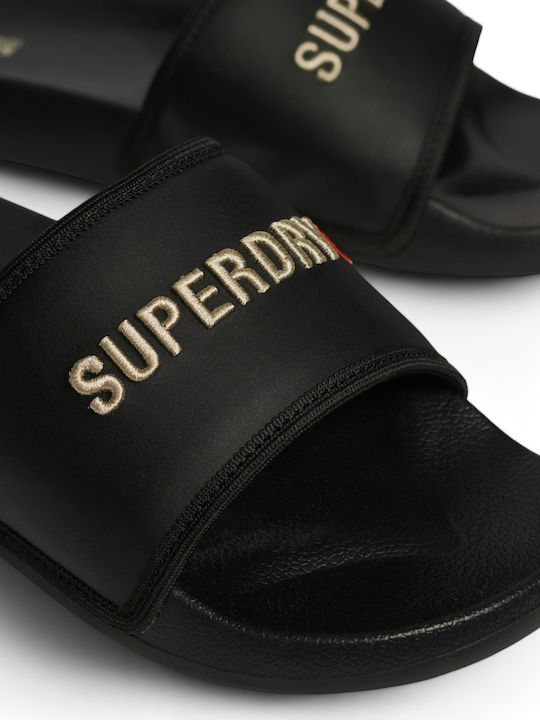 D4 Sdry Tarp Vegan Pool Slide Men's Slides Black
