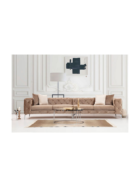 Como Four Seater Couch Cream 344x90x72 cm