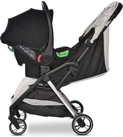 Lorelli Loret Adjustable 2 in 1 Baby Stroller Suitable for Newborn Gray 8.2kg