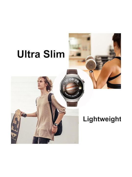 Defense Frame Πλαστική Θήκη σε Μαύρο χρώμα για Huawei Watch 4 Defense Frame Πλαστική Θήκη σε Μαύρο χρώμα για Huawei Watch 4