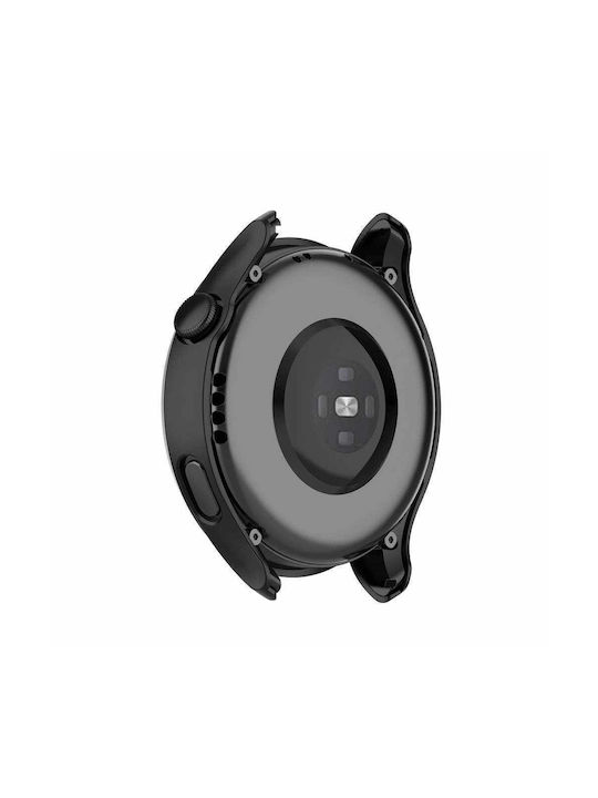 Defense Frame Plastikhülle in Schwarz Farbe für Huawei Watch 4 / Watch 4 Pro