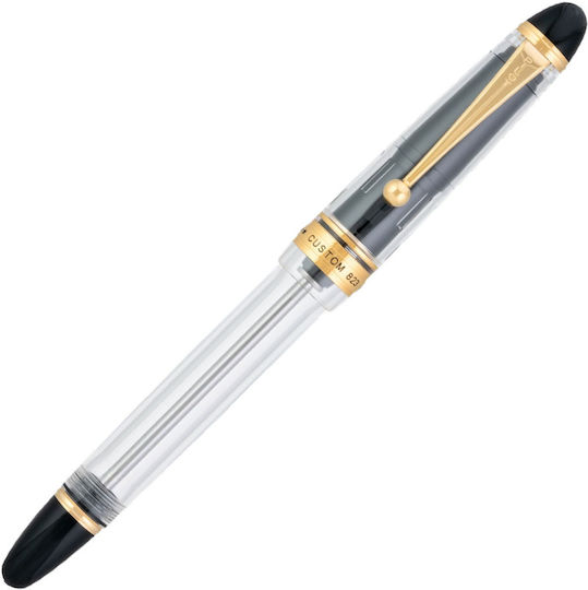 Pilot Custom 823 Clear Fountain Pen 14k M Medium