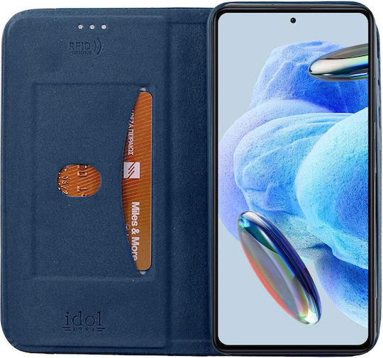 Idol 1991 Elite Anti-rfid Buchen Sie Synthetisches Leder / Silikon Schwarz (Redmi Note 12 Pro 4G)